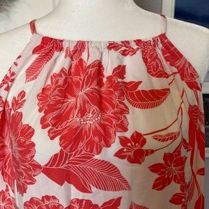 BOHO Labor of Love Orange Linen Blend Australian Sundress / Beach Cover